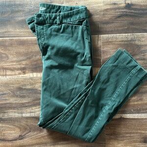 High rise pixie skinny ankle pants